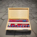 Trademark Carbide Router Set, 24-BITS, New. Fixed Price $25.99.