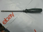 Sk 81004 12.5" Heavy Duty Green Handle Straight Head Screw Driver. Fixed Price $16.00.