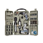 Air Tool And Accessories Kit, 71 Piece, Impact Wrench, Ratchet, Die Grind.... Fixed Price $217.74.
