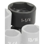 Grey Pneumatic 2040U 1/2" Drive Fractional Universal Impact Socket 1-1/4. Fixed Price $45.78.