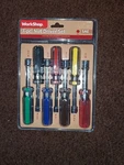 Color Coded 7 Pc Nut Driver Set Chrome Plated Carbon Steel Shaft Workshop 81398. Fixed Price $16.89.