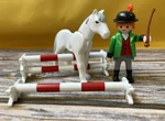 Playmobil Jumper Equestrian Horse Show Jumping Set Retired. Fixed Price $15.00.