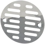 Lasco 03-1247 3-1/2-INCH With Two Screws Shower Drain Grate, Chrome Plated. Fixed Price $16.99.