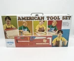 Vintage 60S American Tool Set Metal Case Chicago Toy Complete. Fixed Price $124.99.