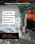 Annular Cutter Set 5PCS Weldon Shank Mag Drill Bits 1/2IN X 1IN Hss. Fixed Price $41.99.
