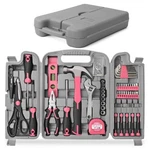 Hi-spec 54-PIECE Pink Home Diy Repair Kit Women Household Hand Tools. Fixed Price $67.99.