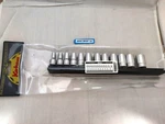 Koken Z-eal Semi Deep Hex Socket Wrench Set RS3300XZ/12 12-PIECE 3/8" (9.5SQ). Fixed Price $123.13.