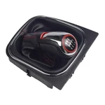 Manual Car 6 Speed Chrome Leather Gear Shift Knob With Gaiter Boot Cover For .... Fixed Price $48.55.