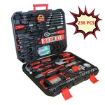 238PCS Hand Tool Box Storage Case For Household Repair Shop, Black. Fixed Price $91.00.