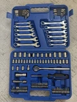 Ultra Steel 113PC Professional Mechanic Tool Set With Ratchet Sockets Wrenches. Fixed Price $35.00.