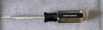 Vintage Craftsman Black Slotted Flathead Screwdriver 41583 Wf 1/4 Usa 8". Fixed Price $8.00.