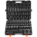 NEW/1/2" Drive Impact Socket Set, 43 Piece Deep & Shallow Sae 3/8" To. Fixed Price $144.90.