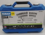 Kobalt 33PC PRO90 Ratcheting 1/2IN Drive Mechanics Tool Set Sae & Metric 0573345. Fixed Price $54.99.