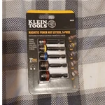 Klein Tools Multicolor 5PC Magnetic Power Nut Setters Chrome Finish. Fixed Price $19.88.