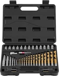 Vevor 41-PIECE Screw Extractor Left Hand Drill Bits Set, Easy Out. Fixed Price $65.65.