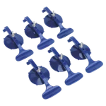 Sealey Suction Clamp Set With Adjustable Reach & Pieces Blue RE006. Fixed Price $60.71.