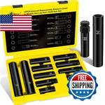 Topec 12PCS Spline Lug Nut Socket Set Master Key 5, 6, 7, & Hex. Fixed Price $84.55.