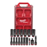 Milwaukee Shockwave 3/8 In. Drive Metric 6 Point Impact Rated Socket Set 19 Pc. Fixed Price $119.95.