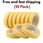 Lichamp 10-PACK Auto Masking Tape 25MM X 50M For Car Paint Refinish. Fixed Price $37.69.