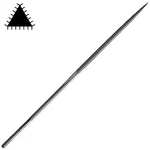 6-1/4" 3 Square Dead Smooth Needle File 122 Tpi Double Cut, Triangular-bahco. Fixed Price $11.08.