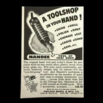 Vintage 1946 Handee Rotary Tool Workshop Drill Engrave Magazine Ad Ephemera #747. Fixed Price $8.88.
