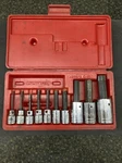 Proto J4900A Hex Bit Socket Set 10PC 3/8 & 1/2 Drive (one Damaged Head 3/16 ). Fixed Price $89.99.