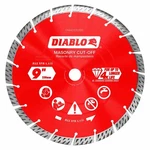 Diablo DMADST0900 9" Diamond Segmented Turbo Cut-off Discs For Masonry. Fixed Price $60.45.