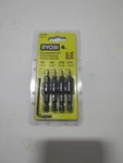 Ryobi Countersink Set AR2008G, 4PC, #6 #8 #10 #12 Sizes, Ea. Drill Driver Bits. Fixed Price $12.50.