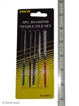 Diamond Needle Files 5-PC Mini Kit Assorted Hobby Tool Set. Fixed Price $16.00.