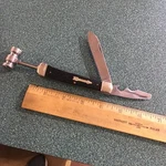Marbles Pocket Knife Trapper Electrician Workman With Hammer MR262 Kdu. Fixed Price $94.99.