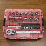 Craftsman CMMT43373 24PC Sae / Metric Mechanic Tool Set Wrench V3. Fixed Price $41.97.