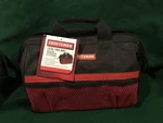Craftsman Tool Bag 13 In. Wide Mouth 6 Pocket Black/red New. Fixed Price $22.00.