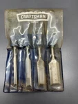 (a) Vintage Craftsman 9 36807 Wood Chisel Set 1/4 1/2 3/4 Vgc Usa. Fixed Price $48.00.
