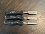 Craftsman Wf 3PC Wood Chisel Set 1/2", 1", 3/4 36851 36852 36853. Fixed Price $39.99.
