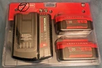 Craftsman Charger And Two 4.0 Ah Batteries - New!. Fixed Price $100.00.