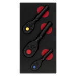 3PC Quick Release Ratchet Set 1/4 3/8 1/2 Drive 72T Socket Wrench Tool Kit New. Fixed Price $24.99.