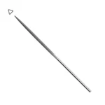 Grobet Three Square Diamond Coated Needle File - Fine, Usa. Fixed Price $28.95.