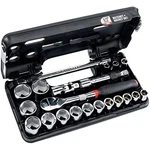 Craftsman V-series Socket Set, Shallow Sae, 1/2 Inch Drive, 21 Piece. Fixed Price $202.30.
