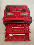 Craftsman 230 Pcs Mechanics Tool Set, Socket Wrench Car Kit With Versa. Fixed Price $259.00.
