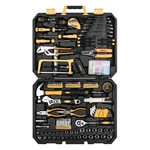 198 Piece Home Repair Kit, Wrench Plastic Toolbox With Pcs. Fixed Price $103.68.