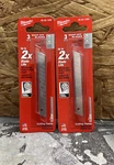Milwaukee 48-22-1309 Snap-off Utility Blade Pk 9MM Series Micro Carbide. Fixed Price $17.99.