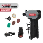 Hyper Tough 12V Max Brushless 1/4-INCH Cordless Die Grinder With 1.5AH Lithium-i. Fixed Price $58.85.