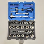 Kobalt 64-PIECE Mechanics Tool Set Standard (sae) & Metric Polished Chrome. Fixed Price $50.00.