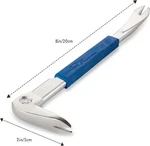 Estwing PC210G, 9" Pro Claw Nail Puller With Grip Blue Cushion. Fixed Price $18.38.