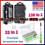 Precision Screwdriver Set Mini 138 IN1 Multi-function Torx Magnetic Repair Tool. Fixed Price $8.43.