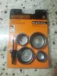 Black+decker 71-120 Hole Saw Assortment, 5-PIECE. Fixed Price $15.25.