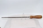 Vintage Nicholson 10"ROUND Brasil Bastard File With Wood Handle. Fixed Price $24.99.