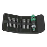 Wera 05051040001 Ratcheting Screwdriver Handle With Assorted Bits (17-PIECE Set). Fixed Price $95.02.
