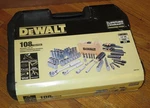 Dewalt DWMT73801 108-PIECE Mechanic's Tool Kit Sae+metric 1/4" & 3/8"-DRIVE. Fixed Price $99.95.