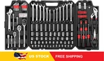Eastvolt 248 Pieces Mechanics Tool Set, General Purpose Mixed Sockets With Case. Fixed Price $84.51.